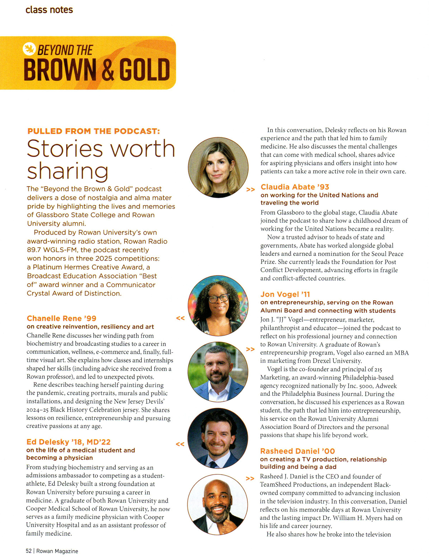The "Beyond The Gold Podcast" delivers a dose of nostalgia and alma mater pride by highlight the lives and memories of Glassboro State College and Rowan University Alumni.
